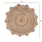 Homeroots 8 ft. Round Natural Coiled Area Rug 395185 - alternate 7